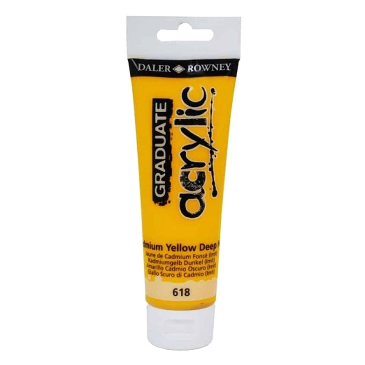 BOJA AKRILNA 120ML ŽUTA CADMIUM DEEP 123120618 GRADUATE