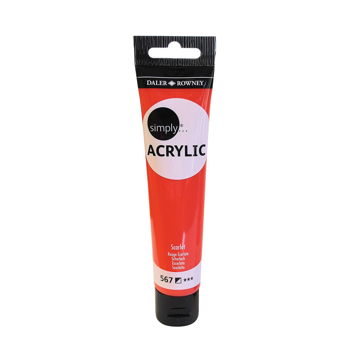 BOJA AKRILNA 75ML SCARLET 126975567 SIMPLY