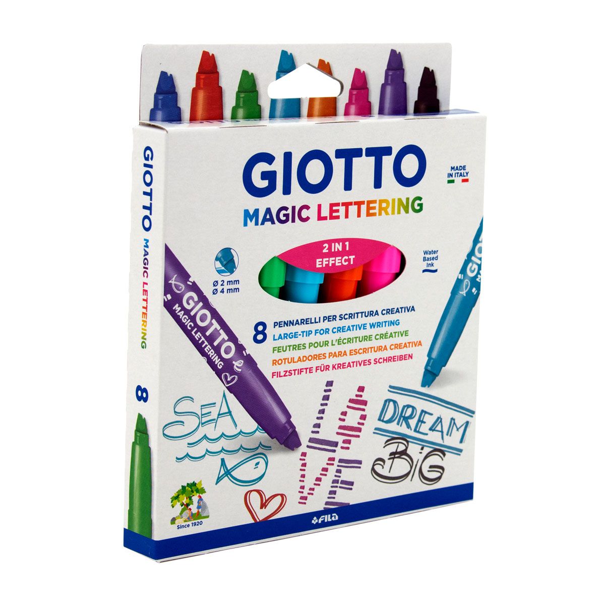 FLOMASTER 8/1 GIOTTO MAGIC LETTERING 4265