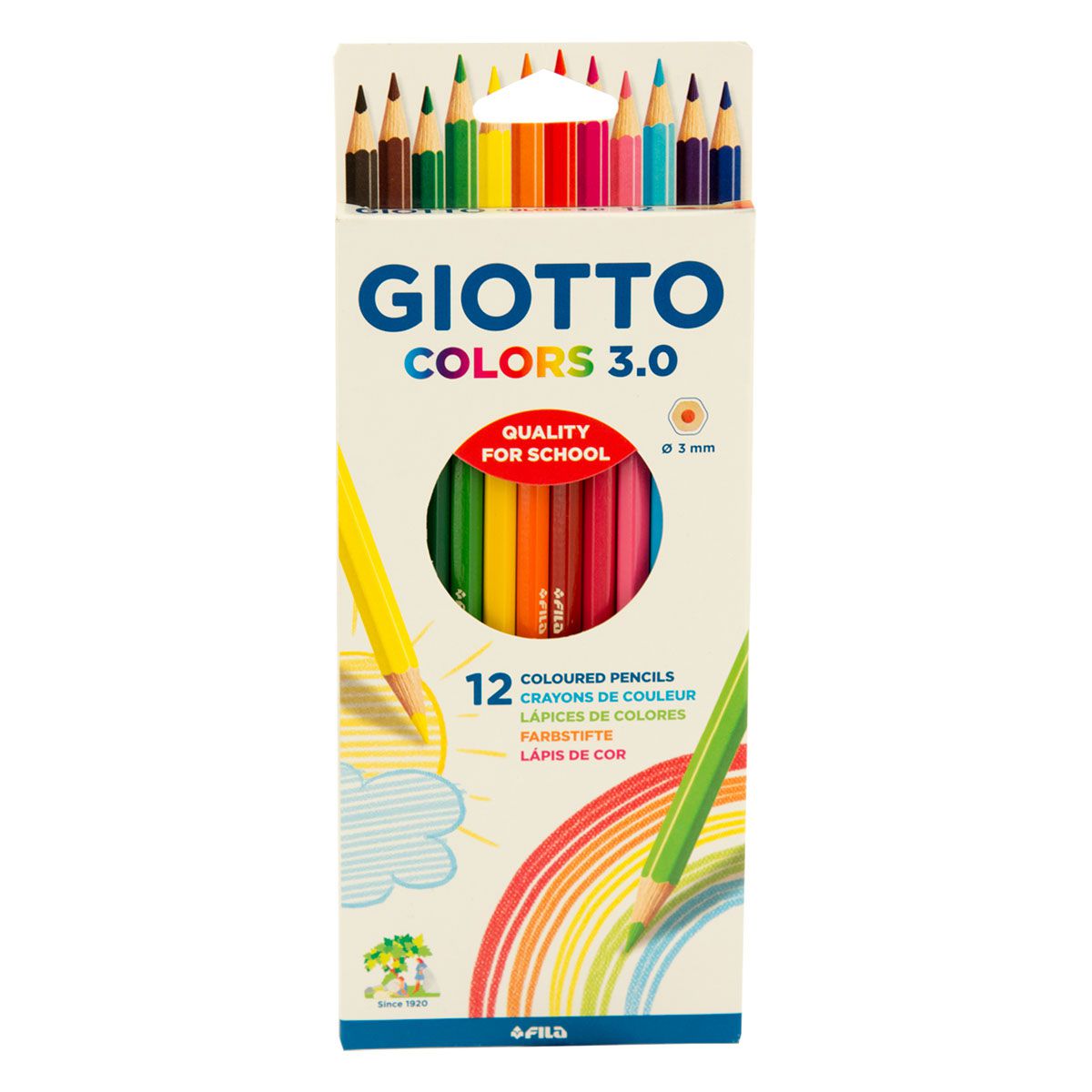 DRVENE BOJE 12/1 GIOTTO COLORS 3.0 2766