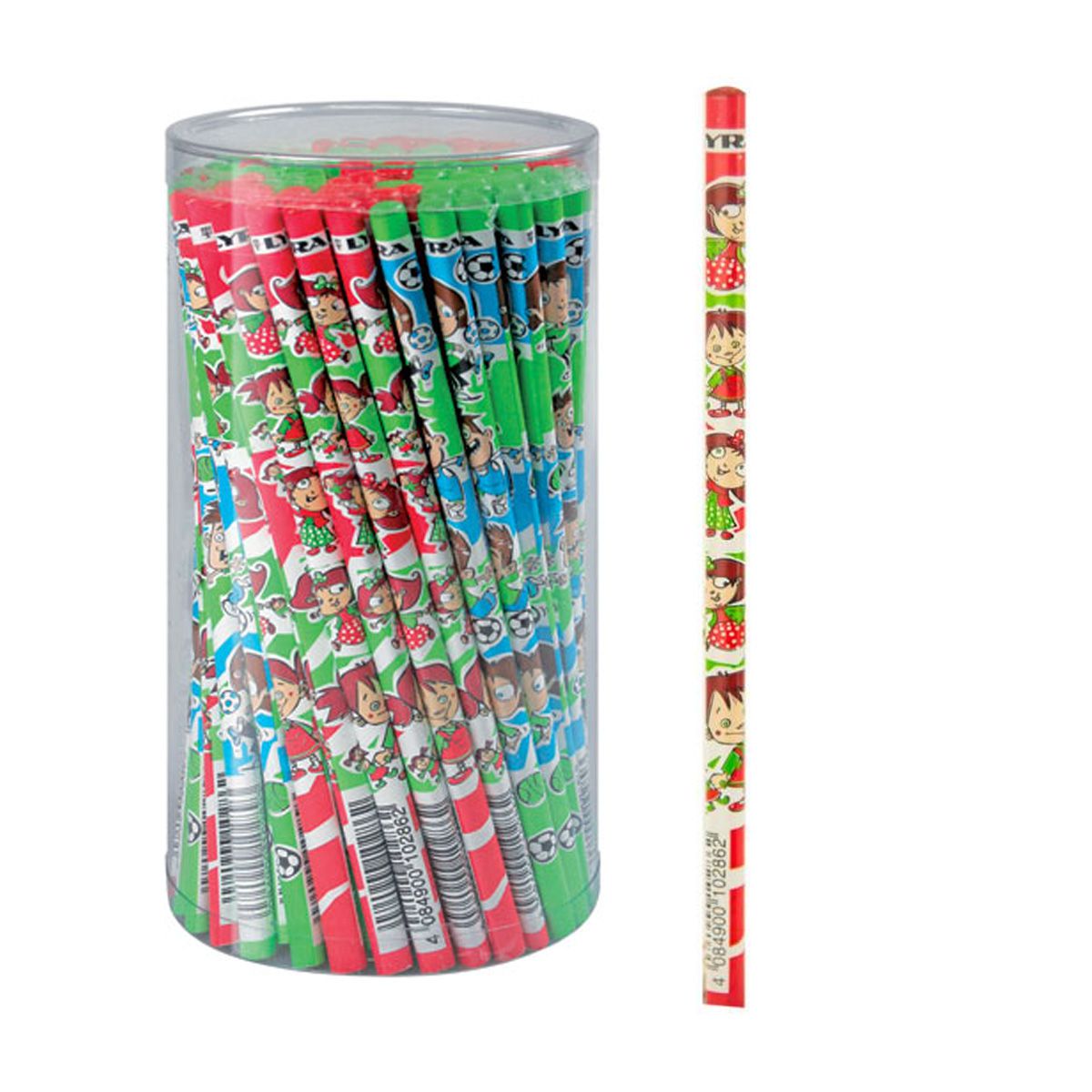 OLOVKA GRAFITNA HB LYRA ŠARENA CRVENA 1640055