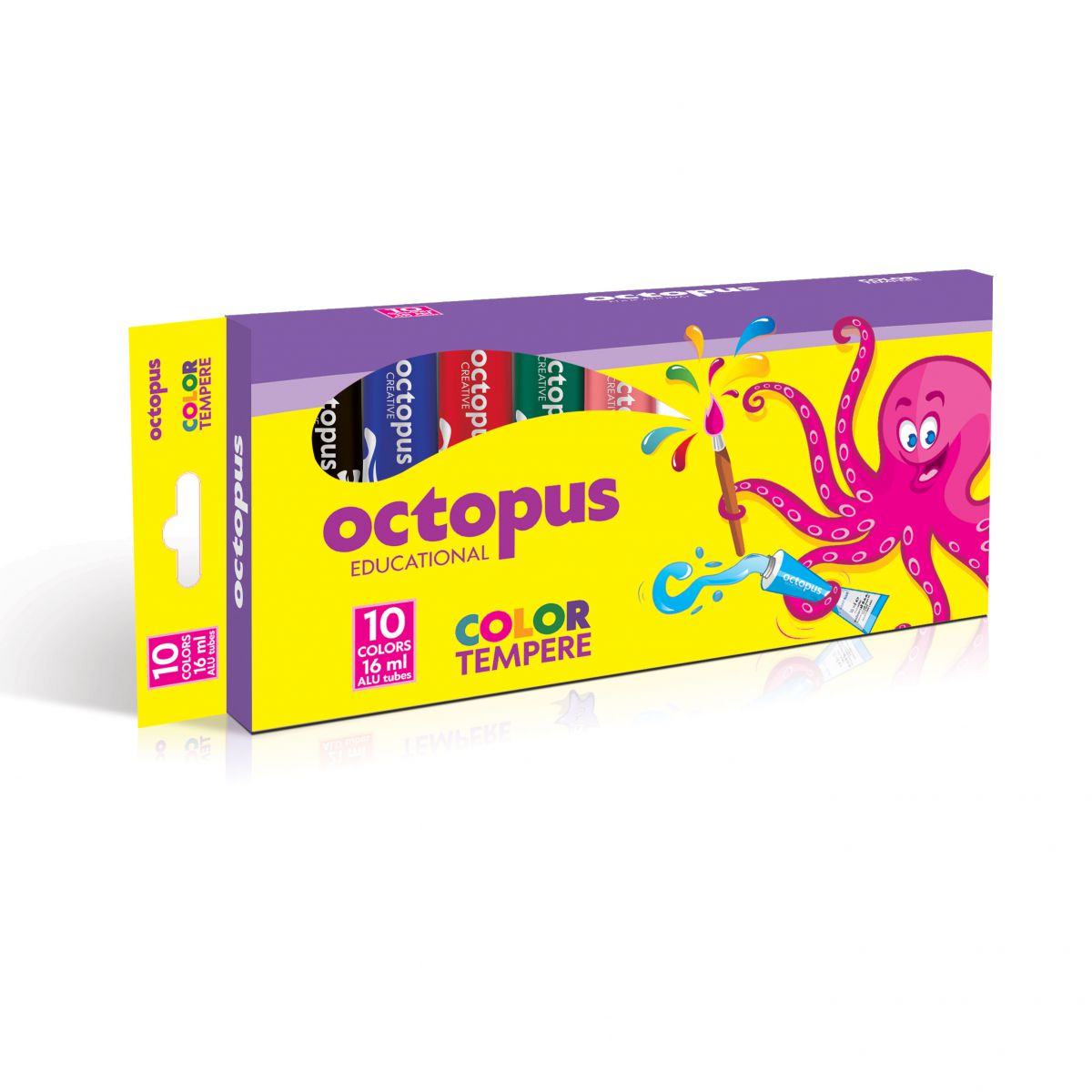 TEMPERA OCTOPUS 16ml 10/1 KARTONSKO PAKOVANJE UNL-0096
