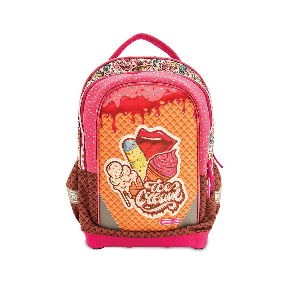 TORBA ŠKOLSKA ANATOMSKA FET2070 ICE CREAM