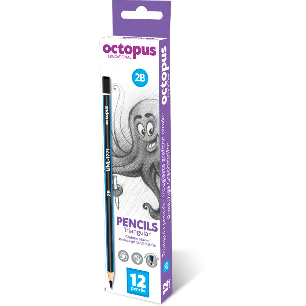 OLOVKA GRAFITNA 2B 1/1 OCTOPUS UNL-1777