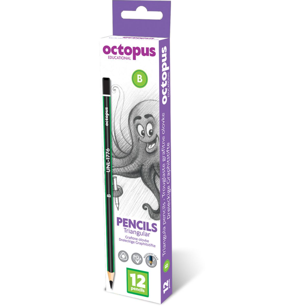 OLOVKA GRAFITNA B 12/1 OCTOPUS UNL-1776