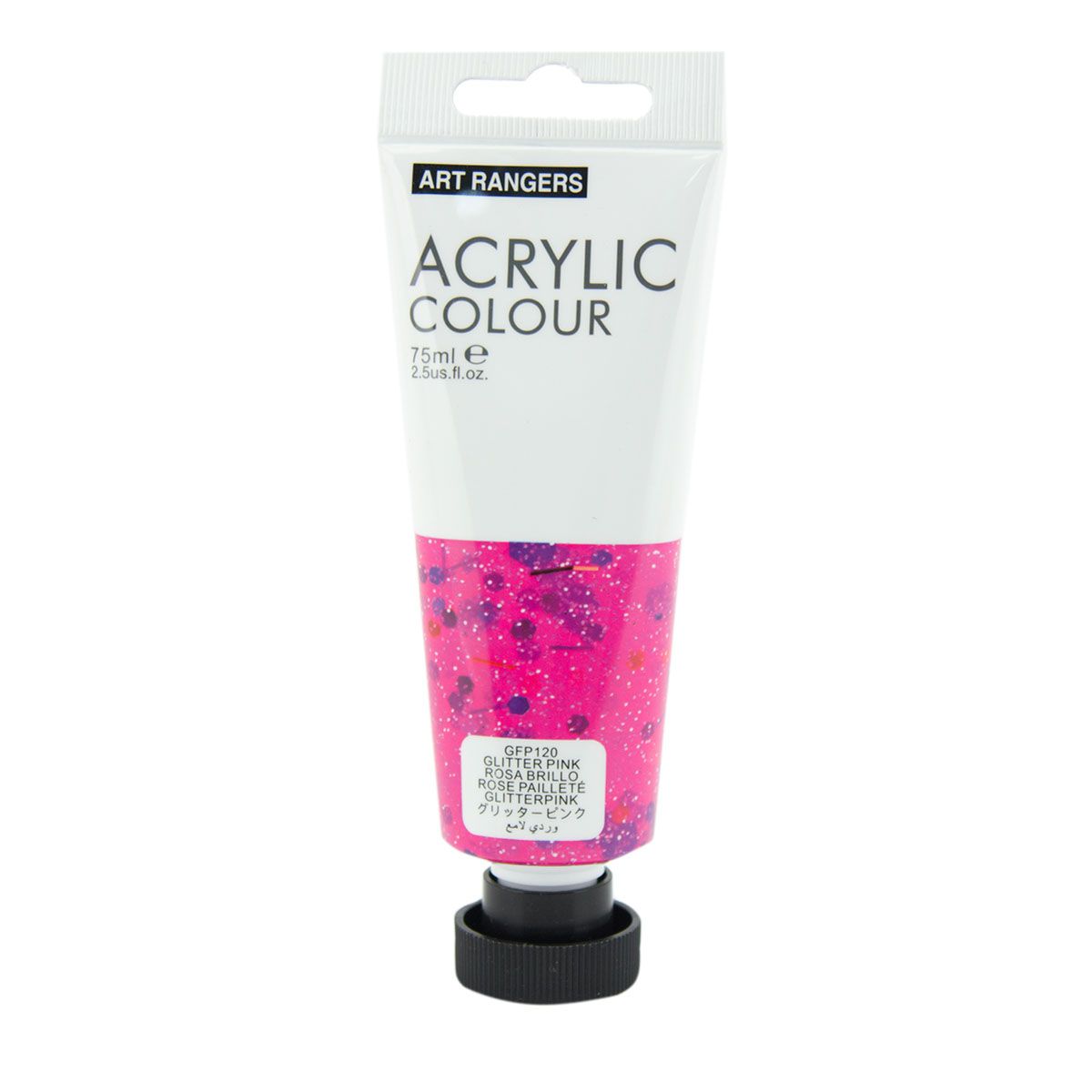 BOJA AKRILNA 75ML PINK GLITTER GFP120  ART RANGER