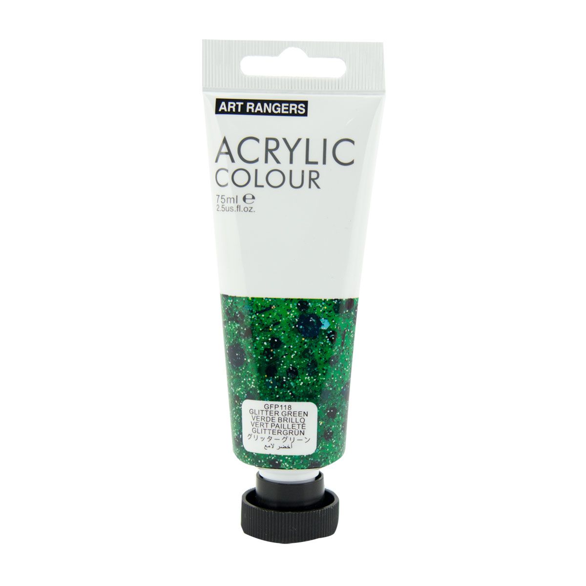 BOJA AKRILNA 75ML GREEN GLITTER GFP118  ART RANGER