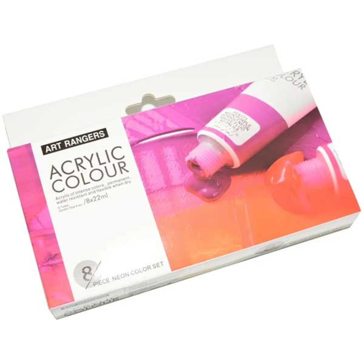 BOJA AKRILNA 8/1 SET NEON 8x22ml FEA0822-N ART RANGER