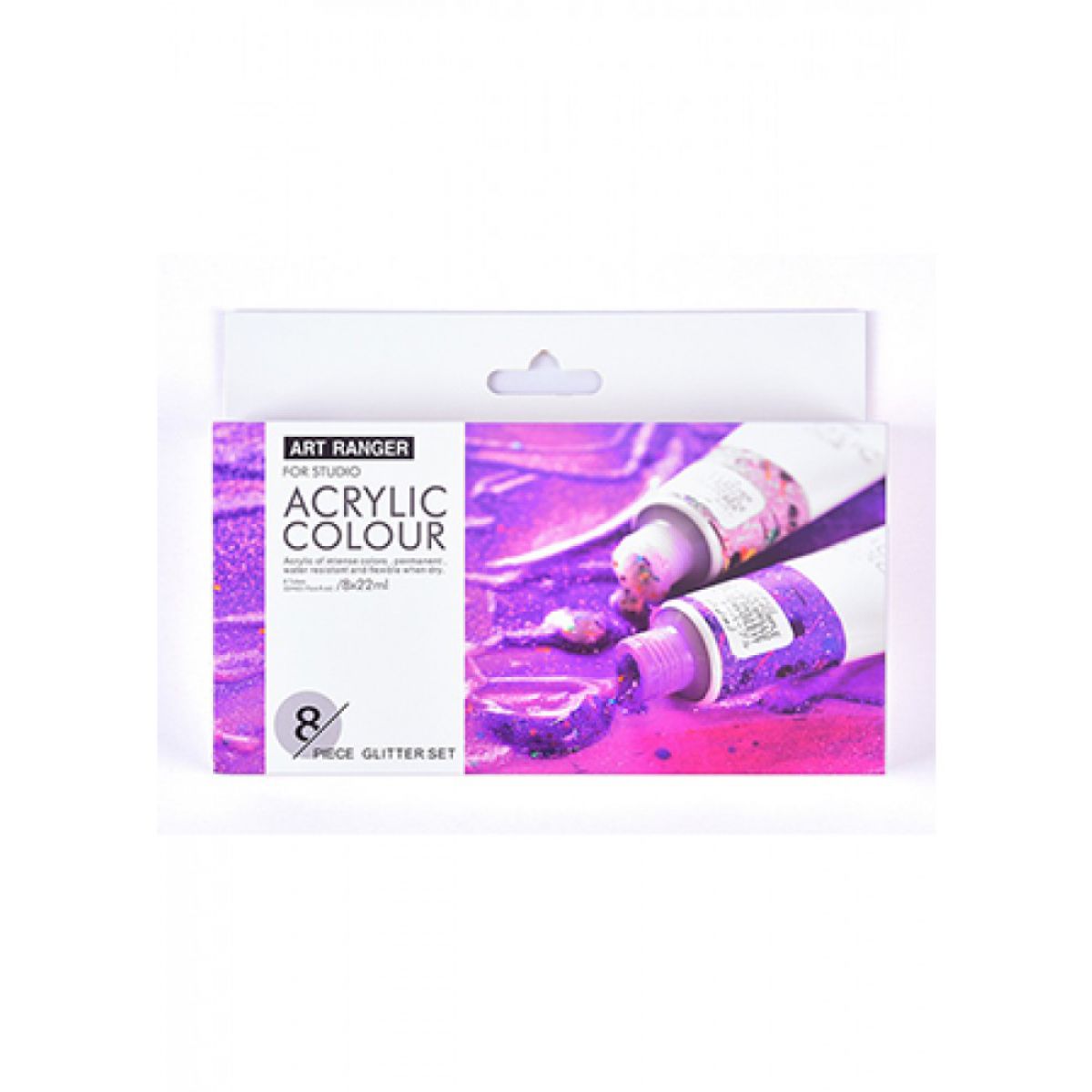 BOJA AKRILNA 8/1 SET GLITTER 8x22ml FEA0822-G ART RANGER