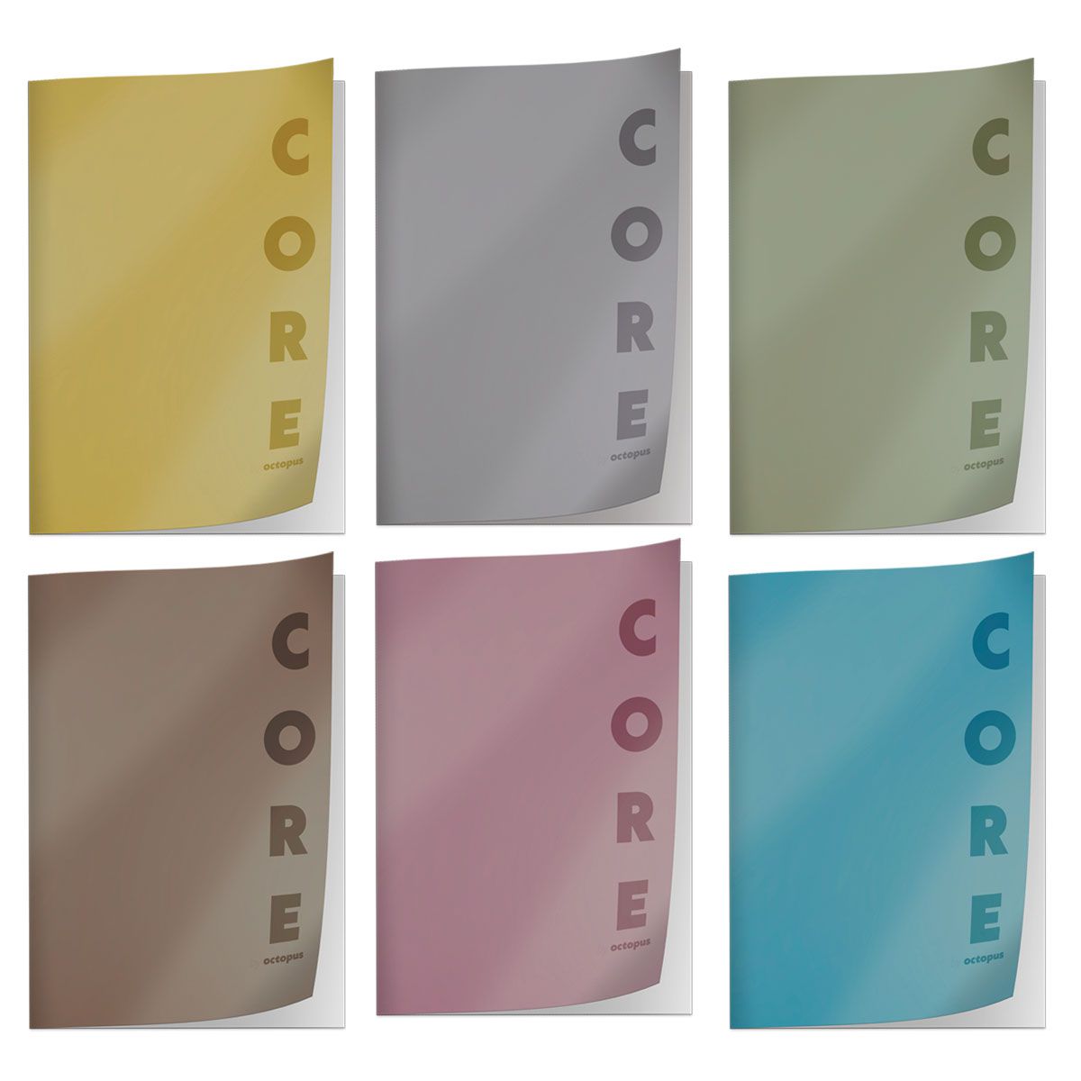 SVESKA A4 SITNI KARO 52L CORE 80g OCTOPUS UNL-1789