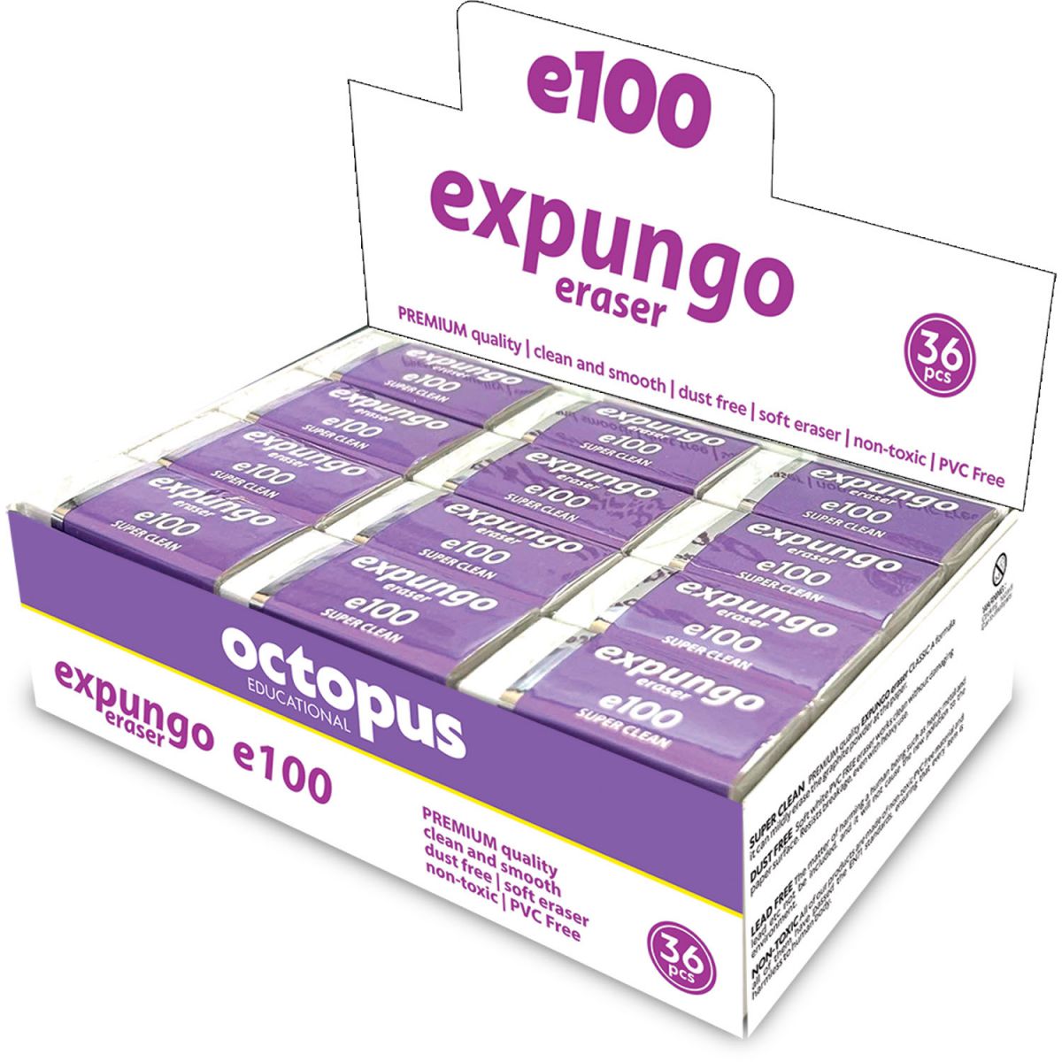 GUMICA ZA BRISANJE EXPUNGO e100 OCTOPUS UNL-1333