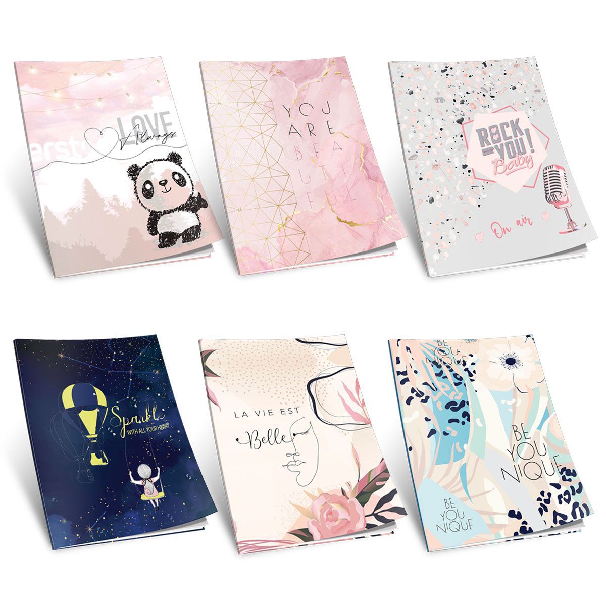 SVESKA A5 SITNI KARO 52L SHINY 80g OCTOPUS UNL-1365