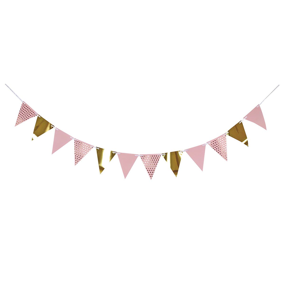 PARTY PENNANT BANNER 1/1 PINK UNL-1400