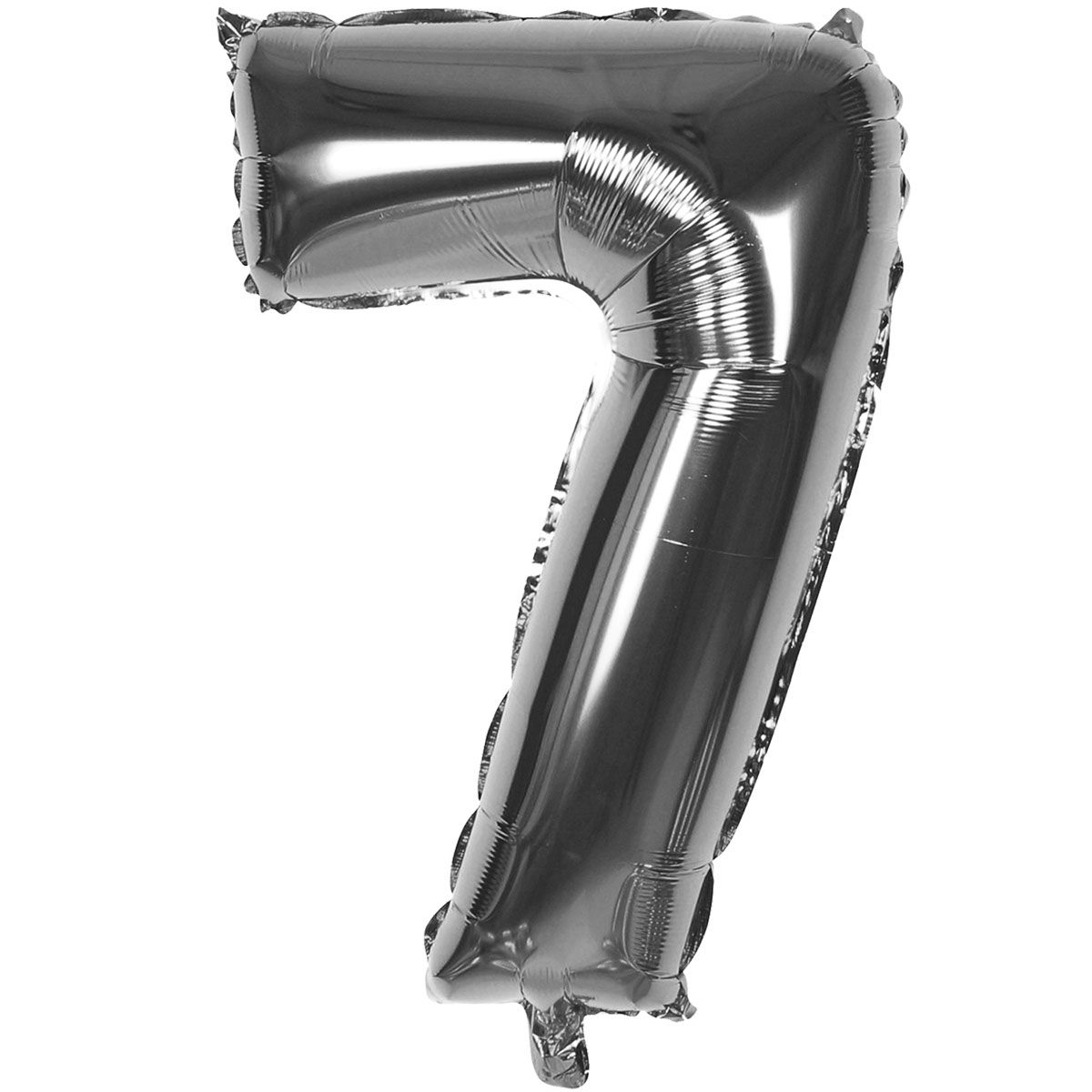 BALON BROJ 7 60cm SREBRNI UNL-1454