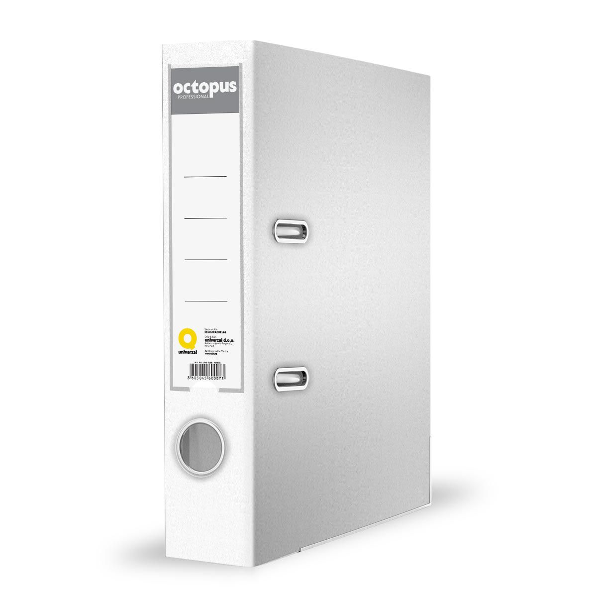 REGISTRATOR A4 SAMOSTOJECI 80mm BELI OCTOPUS UNL-1588