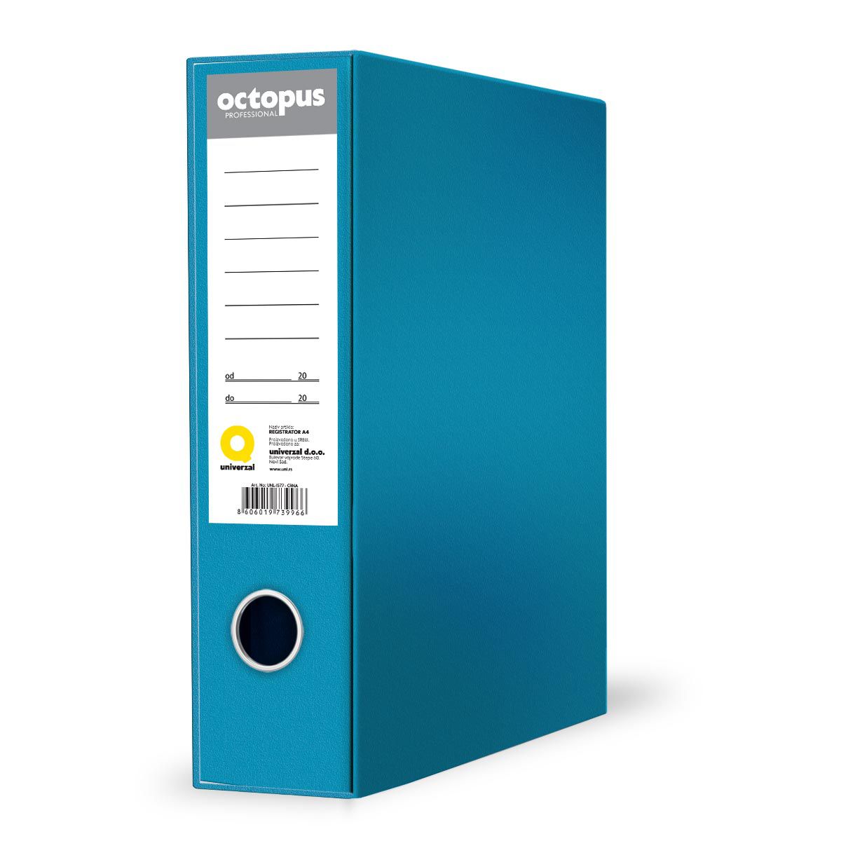 REGISTRATOR A4 NORMAL OCTOPUS PROFESSIONAL TIRKIZ UNL-1579