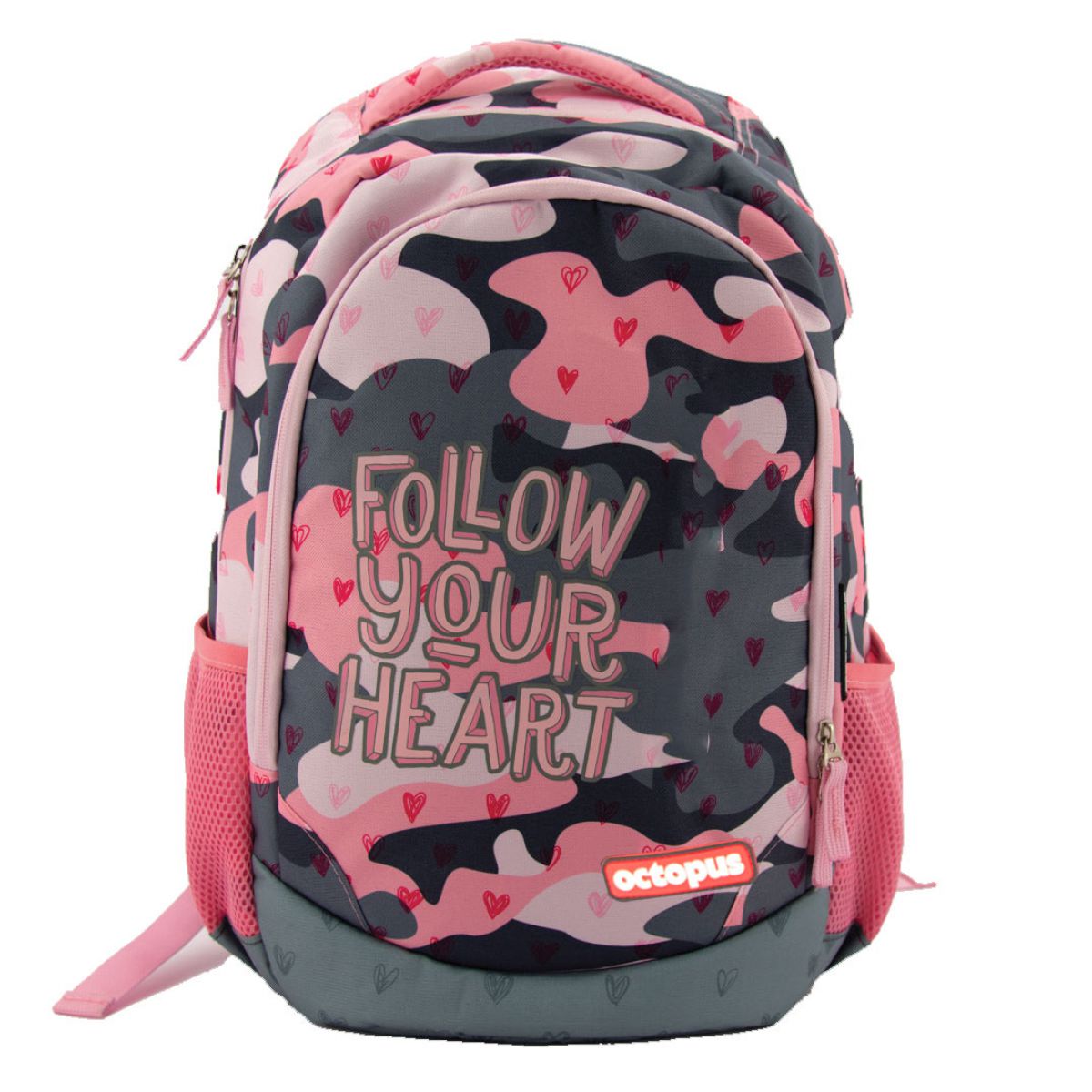 RANAC ŠKOLSKI OCTOPUS EX-2300 MASQUERADE PINK GRAY