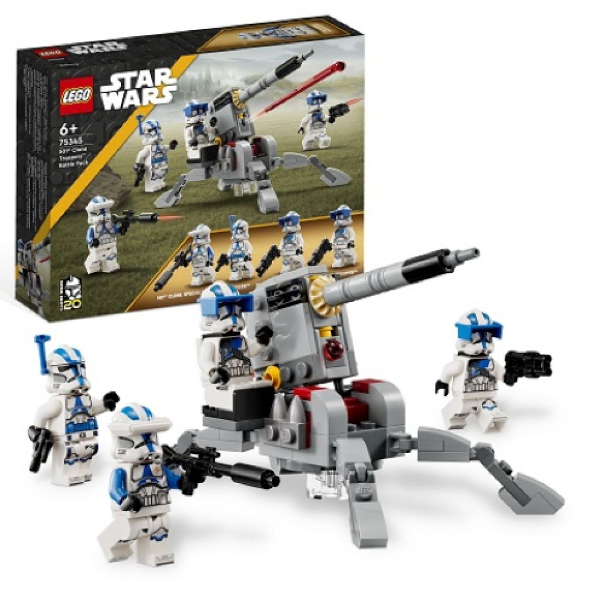 KOCKE LEGO STAR WARS 75345 TM 501ST CLONE TROOPERS BATTLE