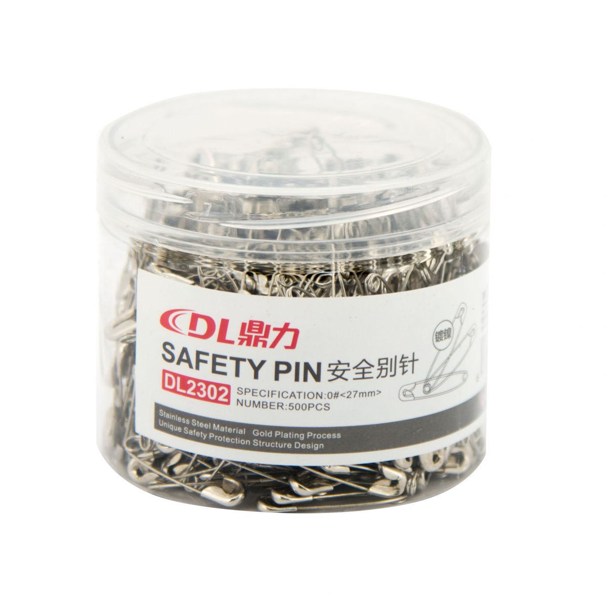 ZIHERNADLE 27MM 500/1 SREBRNE DL2302