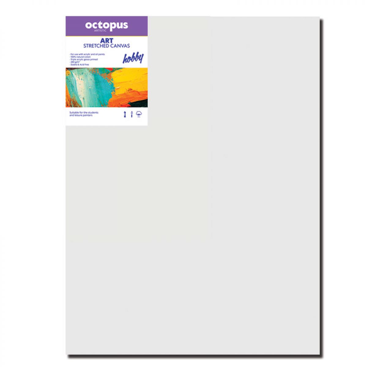 PLATNO SLIKARSKO OCTOPUS 60x80cm HOBBY 280g UNL-2234