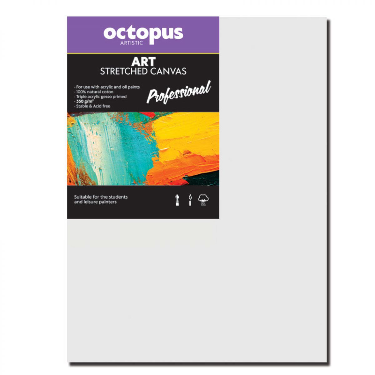 PLATNO SLIKARSKO OCTOPUS 30x40cm PROFESSIONAL 350g UNL-2252