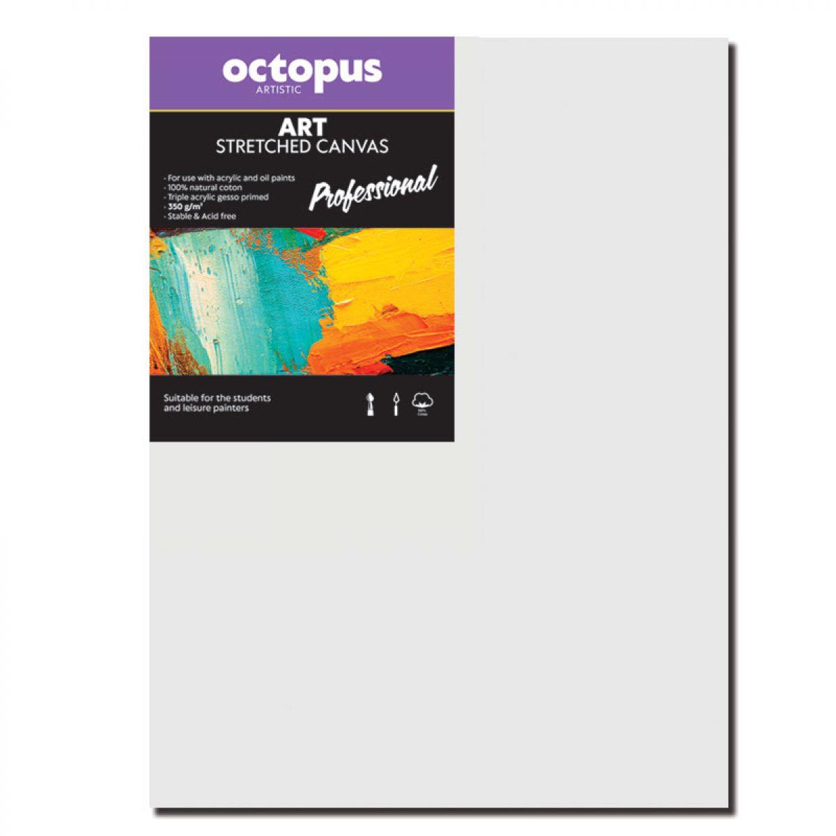 PLATNO SLIKARSKO OCTOPUS 30x60cm PROFESSIONAL 350g UNL-2253