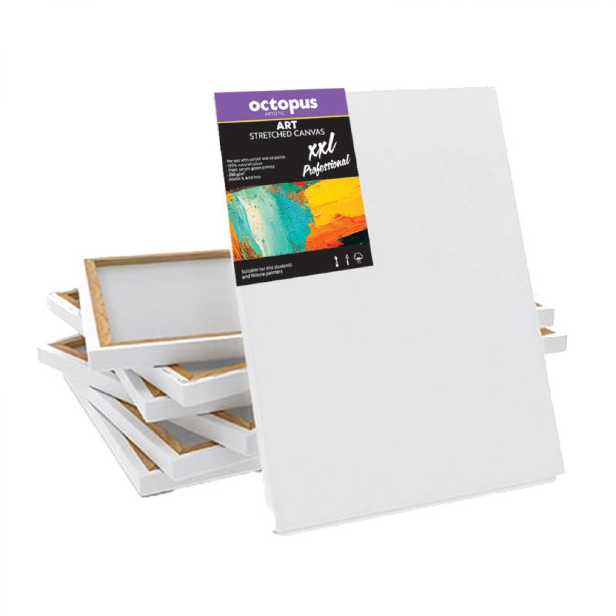 PLATNO SLIKARSKO OCTOPUS 50x100cm XXL PROFESSIONAL 350g UNL-2274
