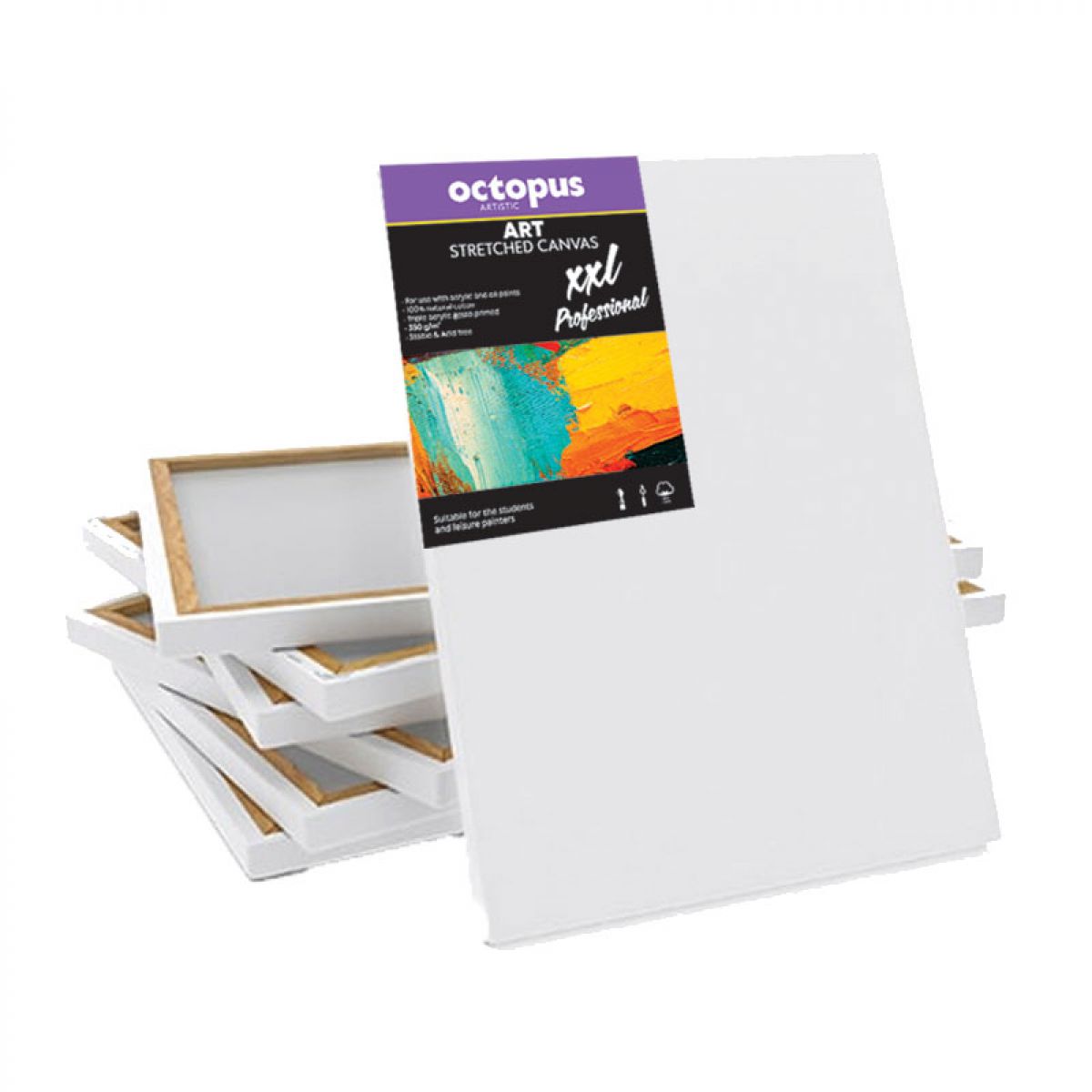PLATNO SLIKARSKO OCTOPUS 60x80cm XXL PROFESSIONAL 350g UNL-2275