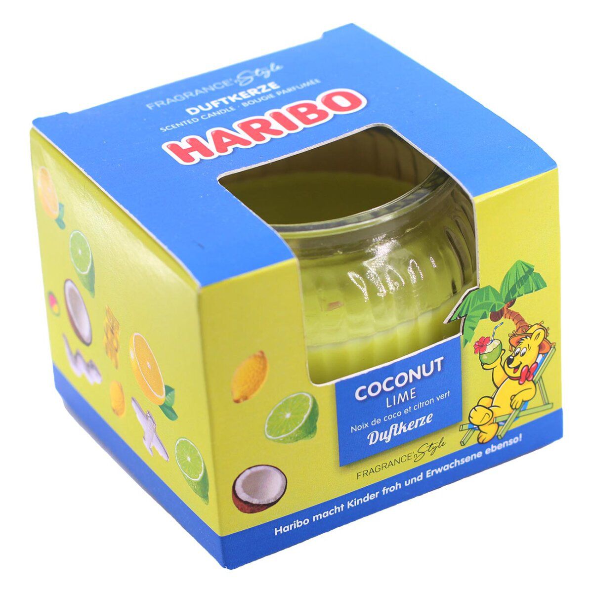 SVEĆA MIRISNA U POKLON KUTIJI 85g HARIBO COCONUT LIME  A1681