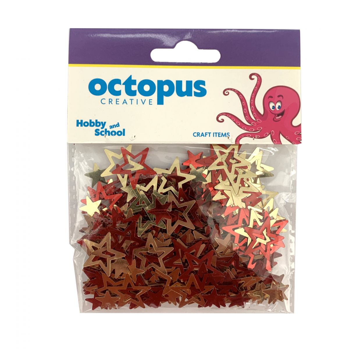 DEKORATIVNE ZVEZDE MIX 18mm 14g OCTOPUS UNL-2379