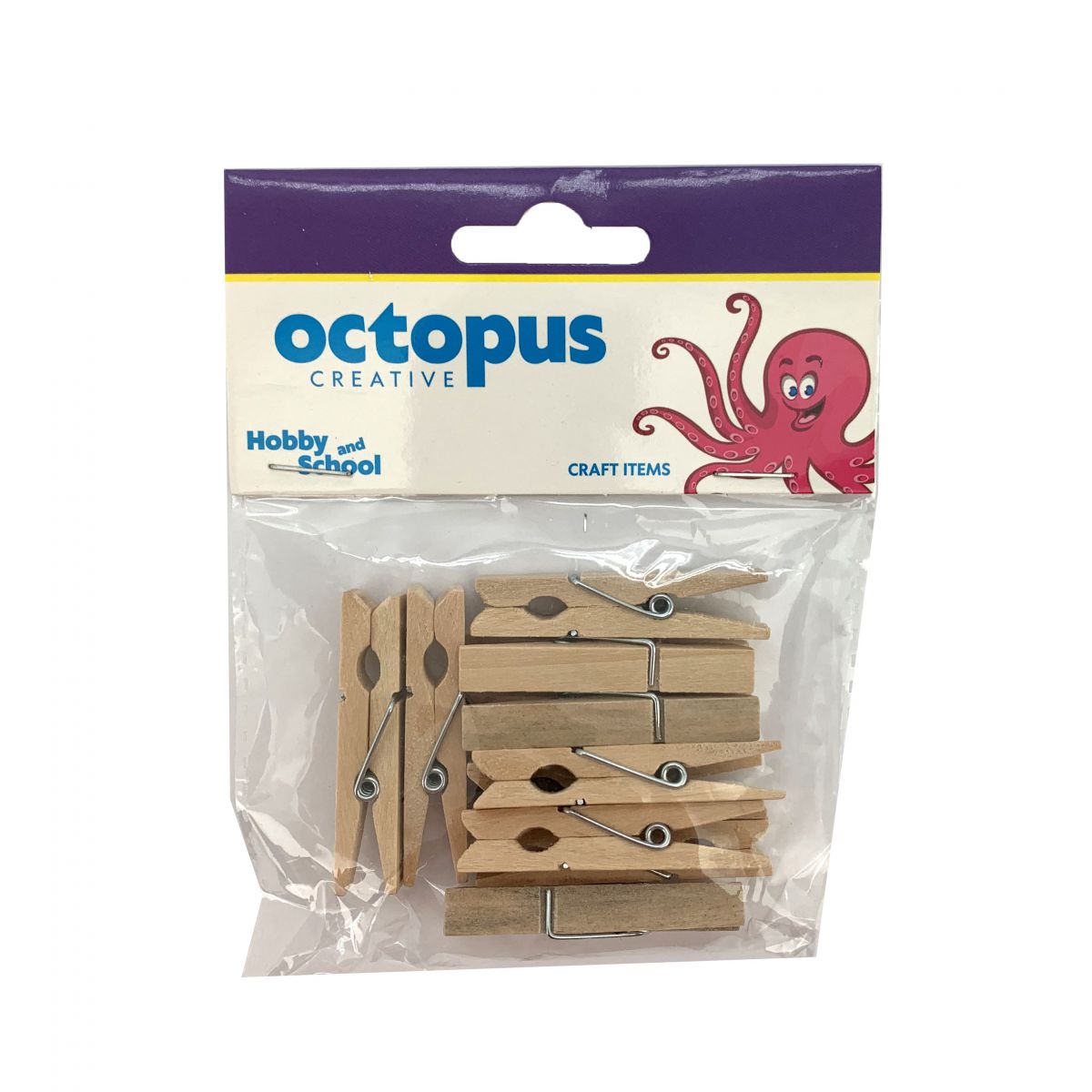 DEKORATIVNE ŠTIPALJKE 10/1 45x7mm UNL-2436 OCTOPUS