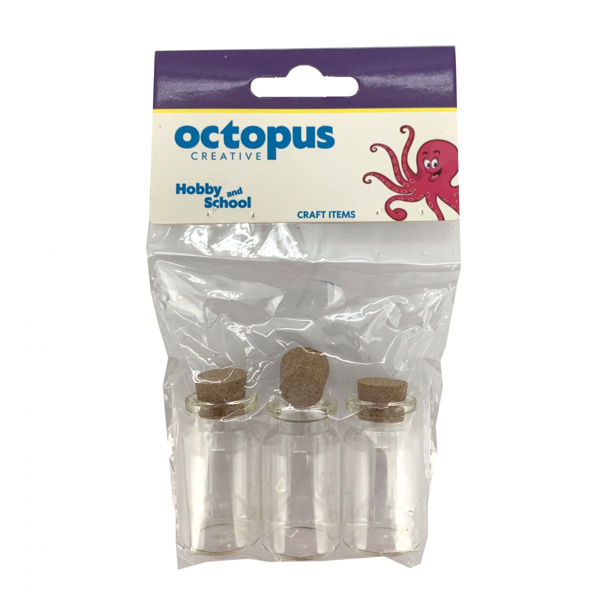 DEKORATIVNA FLAŠICA STAKLENA 3/1 UNL-2439 OCTOPUS