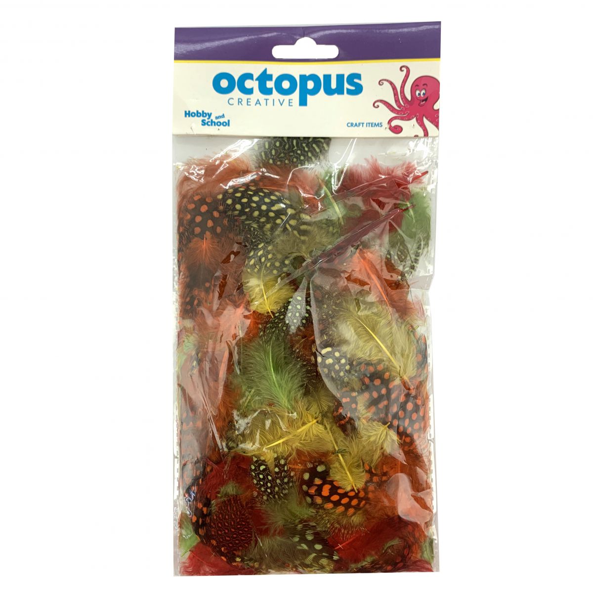 DEKORATIVNO PERJE MIX 5-8cm 3g UNL-2445 OCTOPUS