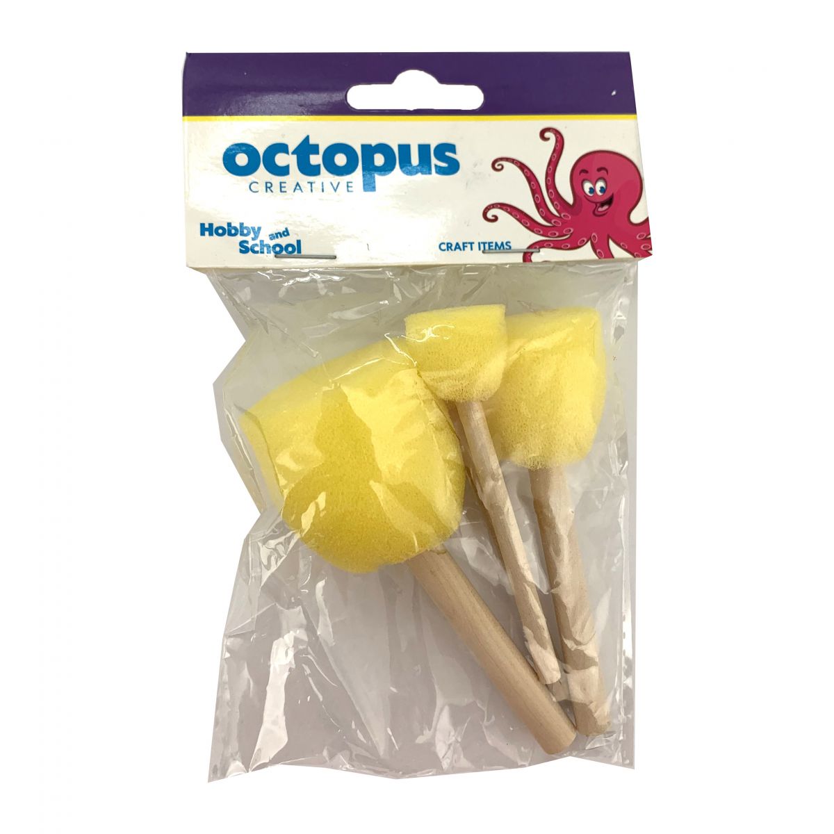 DEKORATIVNI SET ČETKICA SUNDJER 4/1 UNL-2454 OCTOPUS