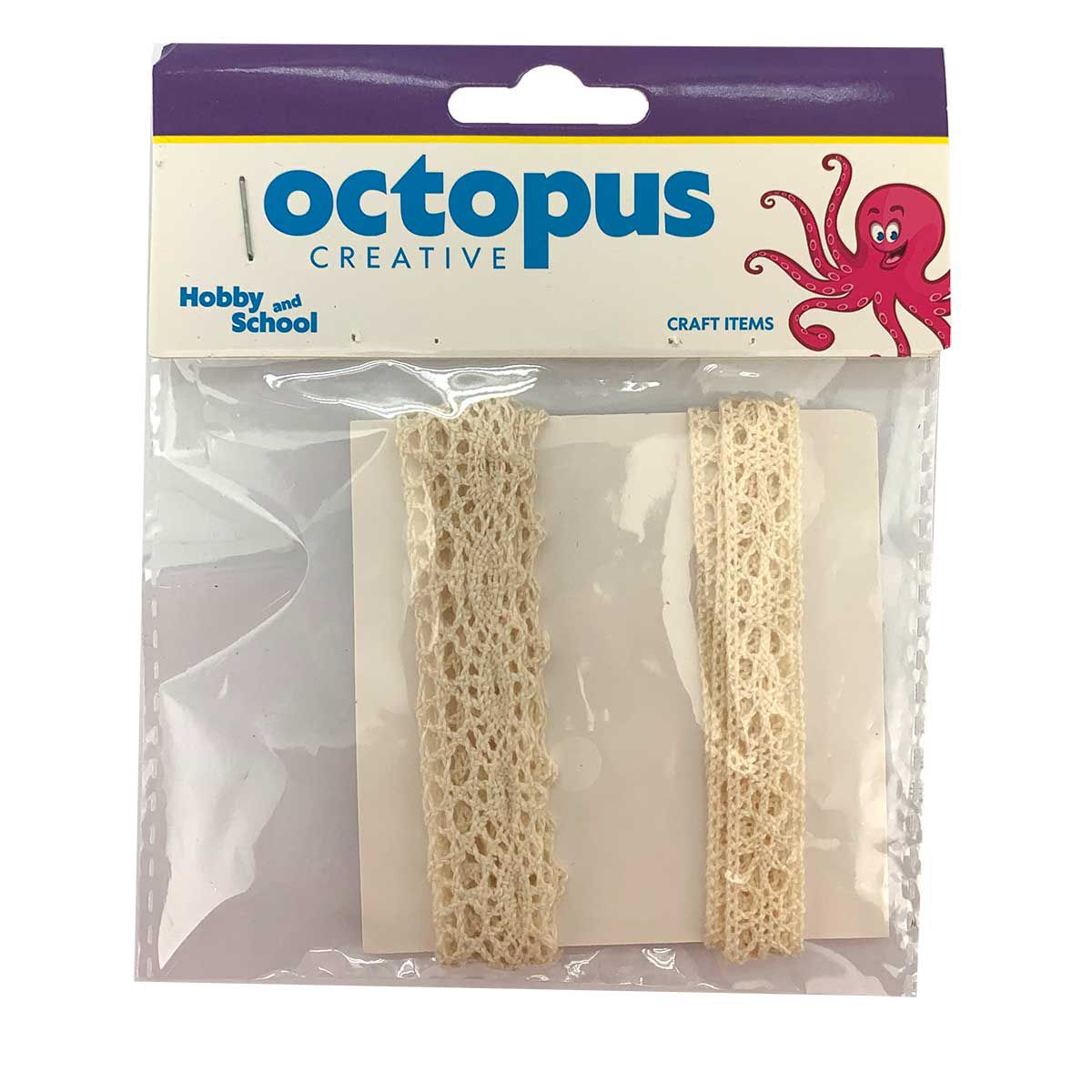 DEKORATIVNA ČIPKA 50cm UNL-2468 OCTOPUS