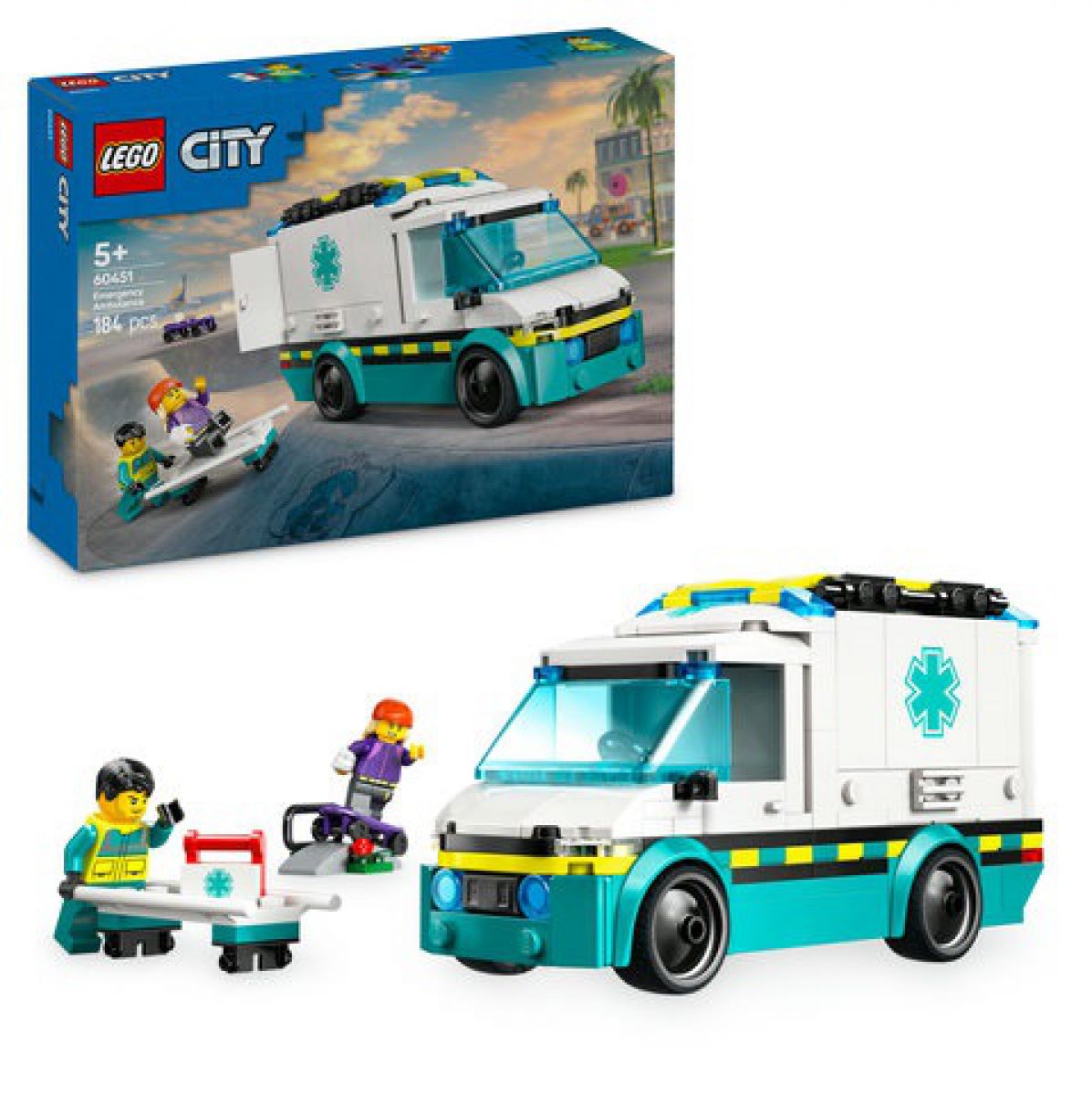 KOCKE LEGO CITY 60451 EMERGENCY AMBULANCE