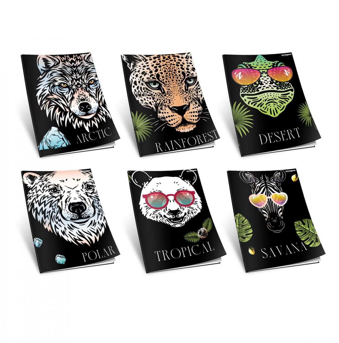 SVESKA A4 DIKTO 52L 80g HABITAT  OCTOPUS UNL-2538