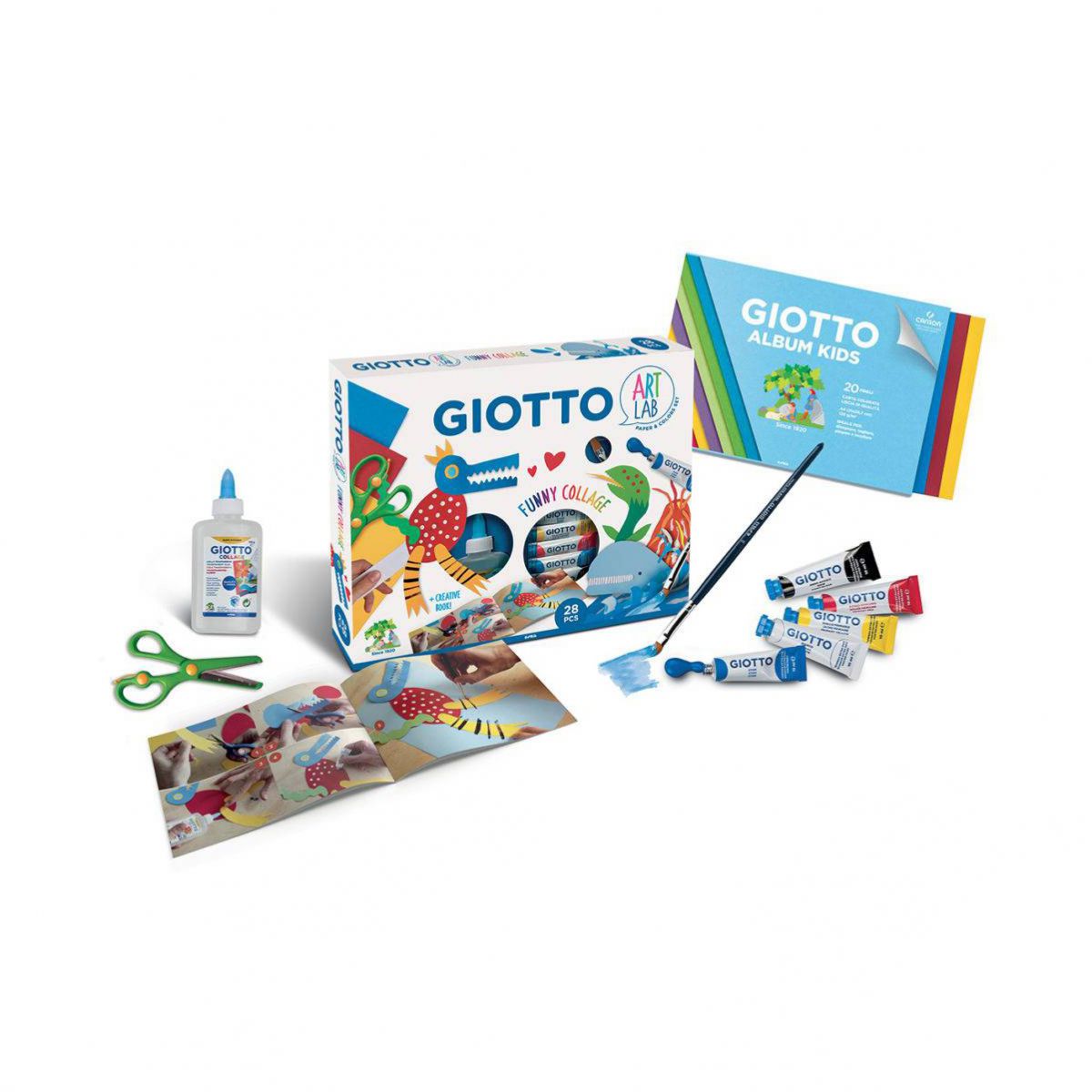 SET ZA BOJENJE GIOTTO ART LAB FUNNY COLLAGE 581500