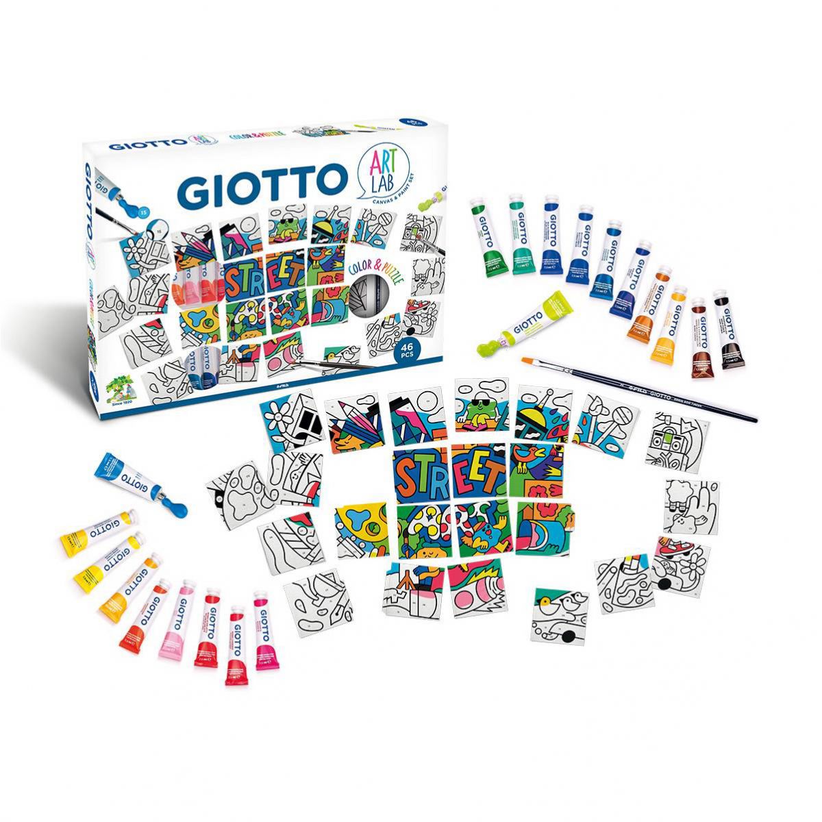 SET ZA BOJENJE GIOTTO ART LAB COLOR PUZZLE 581800