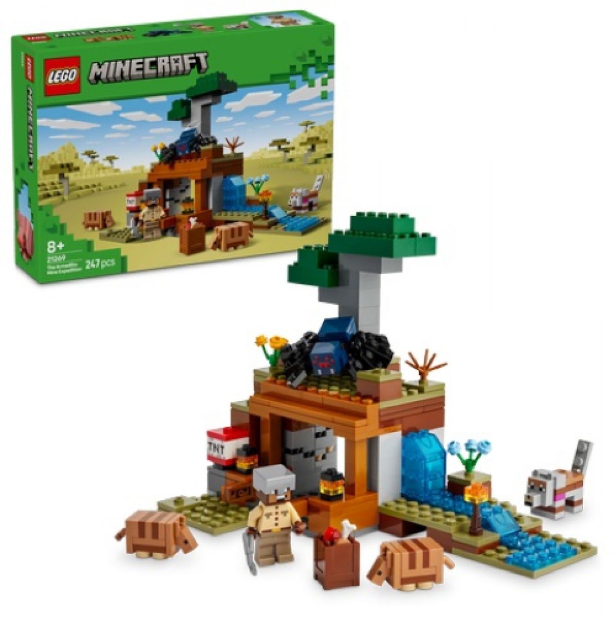 KOCKE LEGO MINECRAFT 21269 THE ARMADILLO MINE EXPEDITION