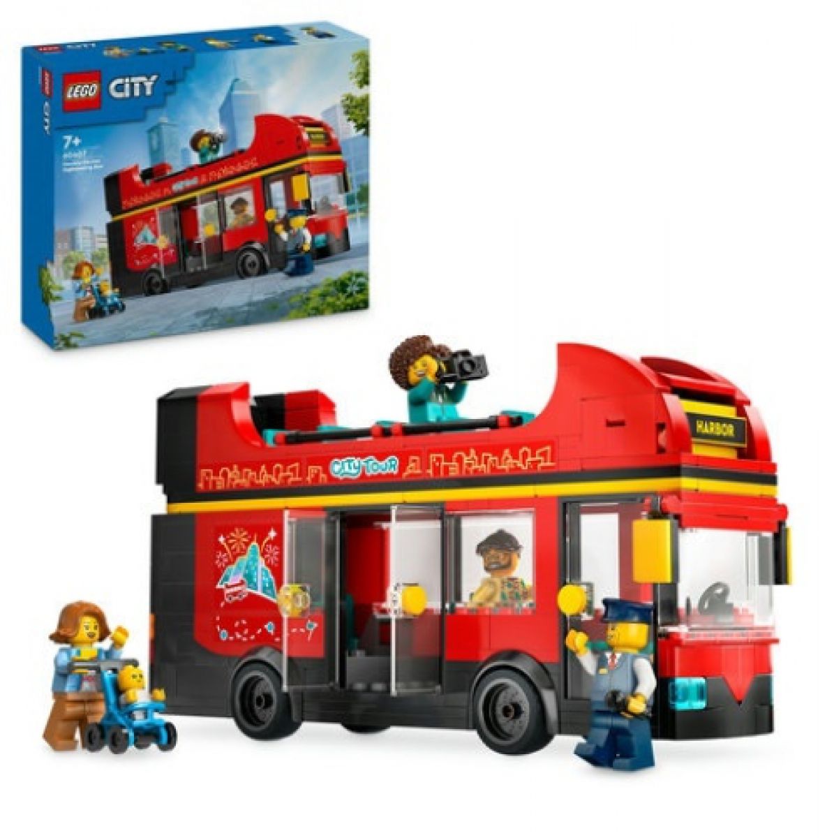 KOCKE LEGO CITY 60407 RODE DUBBELDEKKER