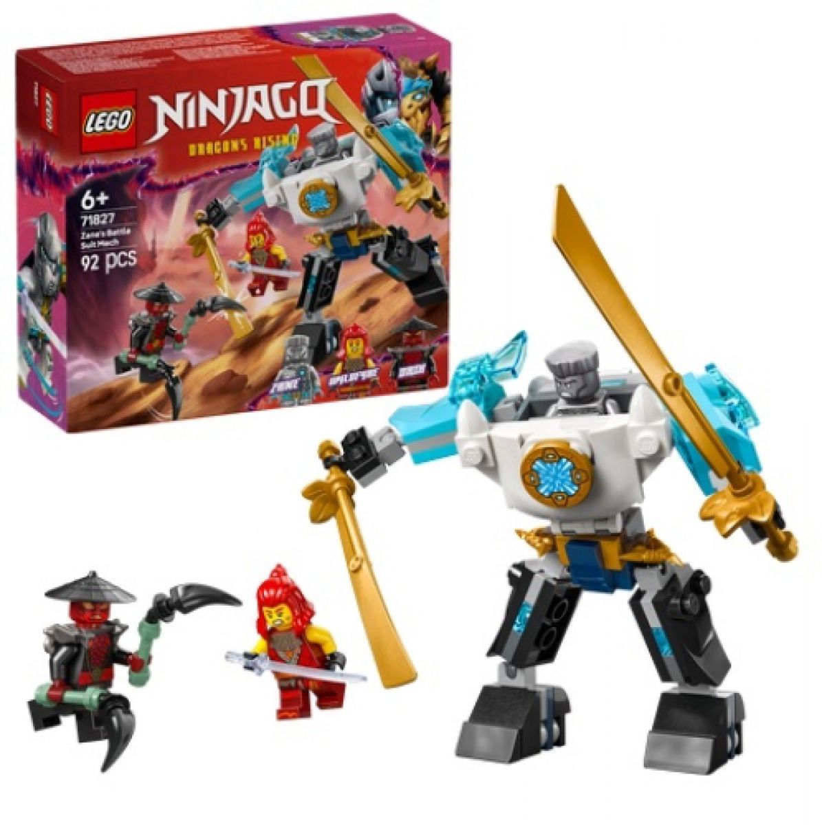KOCKE LEGO NINJAGO 71827 ZANES BATTLE SUIT MECH