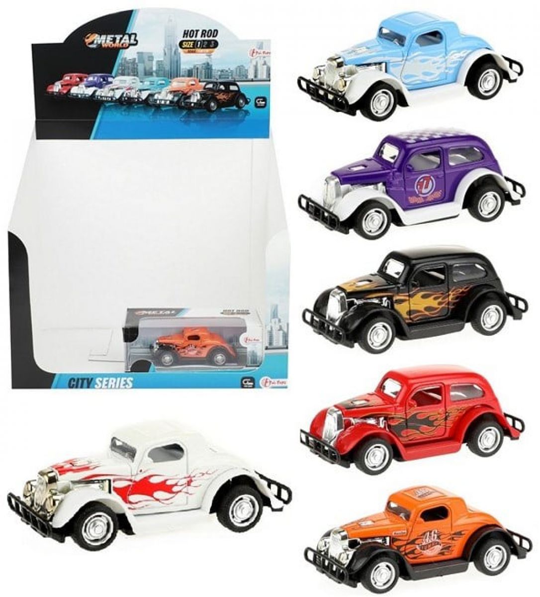 AUTO HOT ROD METAL PULL BACK 21068Z