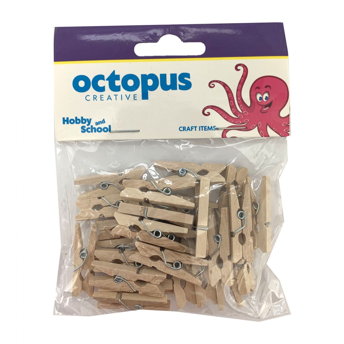 DEKORATIVNE ŠTIPALJKE 25/1 30x8mm UNL-1028 OCTOPUS