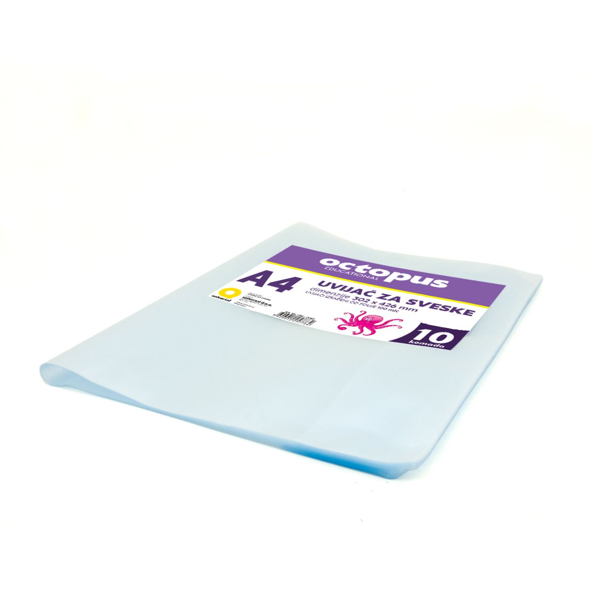 UVIJAČ A4 ZA SVESKE 10/1 I KLASA OCTOPUS UNL-0040