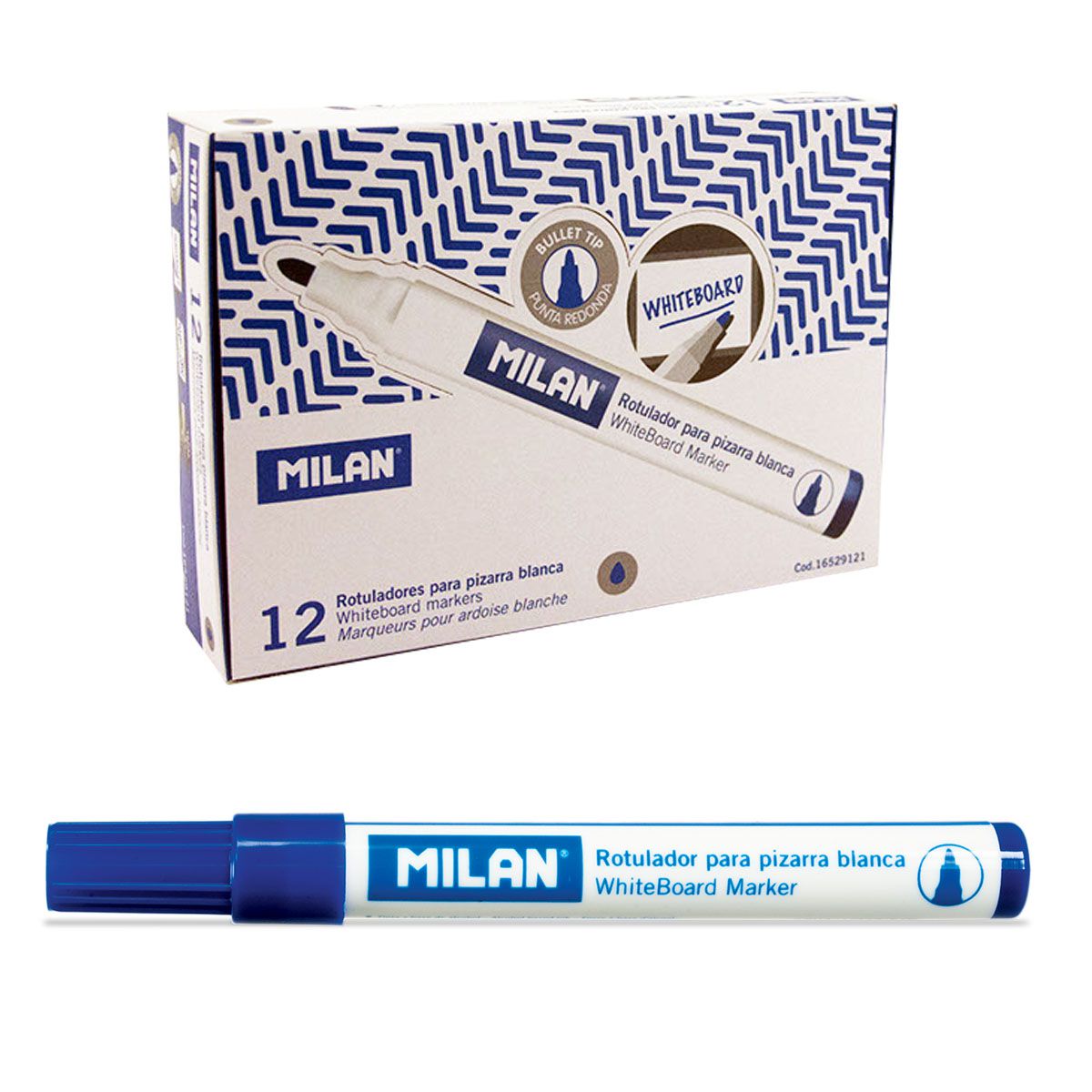 MARKER ZA BELU TABLU PLAVI MILAN OKRUGLI VRH 16529121