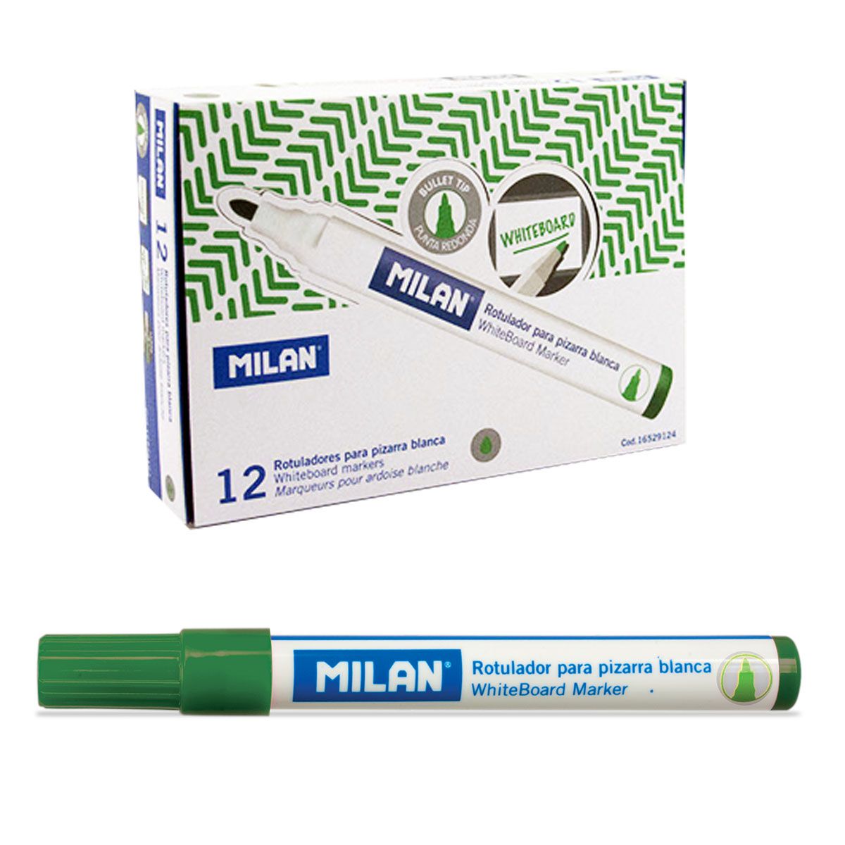 MARKER ZA BELU TABLU ZELENI MILAN OKRUGLI VRH 16529124