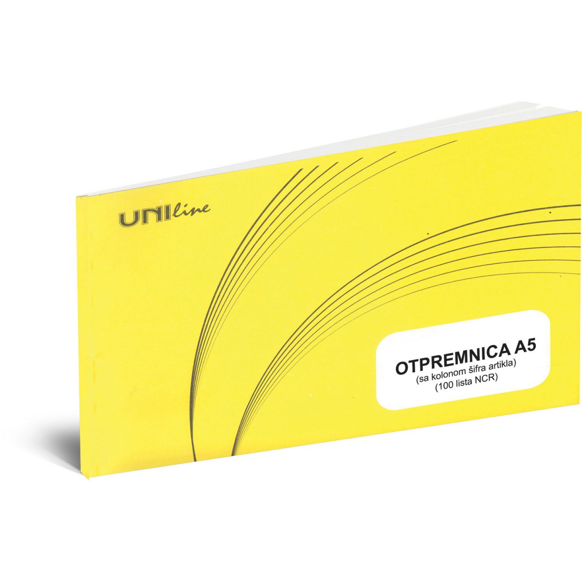 BLOK A5 OTPREMNICA SA PDV-om I KOLONOM ŠIFRA ARTIKLA UNI-LINE