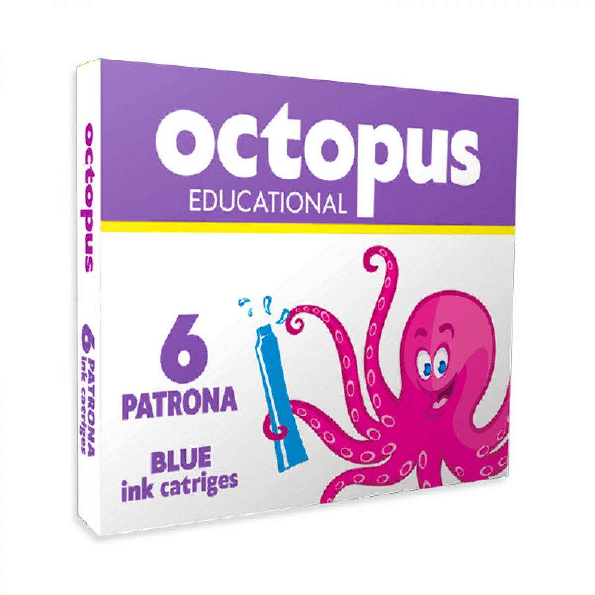 PATRONE ZA NALIVPERO PLAVE 6/1 OCTOPUS UNL-0353