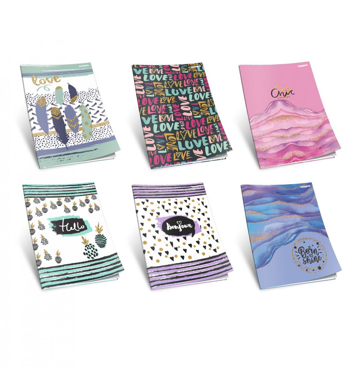 SVESKA A4 ČISTA 52L ŠIK 80g OCTOPUS UNL-0749